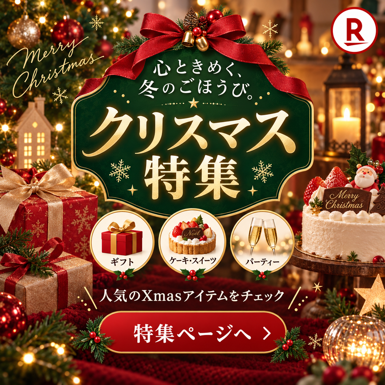クリスマス特集 心ときめく冬のごほうび