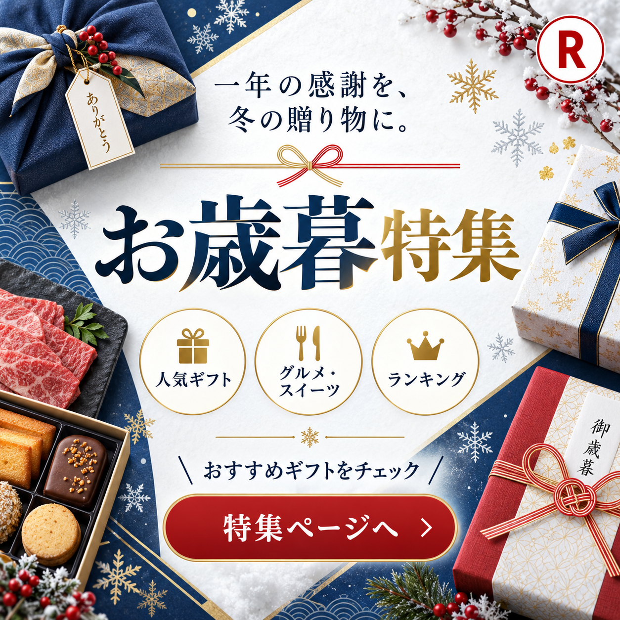 お歳暮特集 冬の贈り物キャンペーン